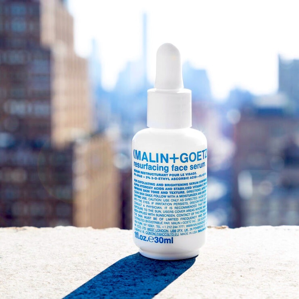MALIN +GOETZ New York resurfacing face serum 1 oz 30ml exfoliating gel skincare